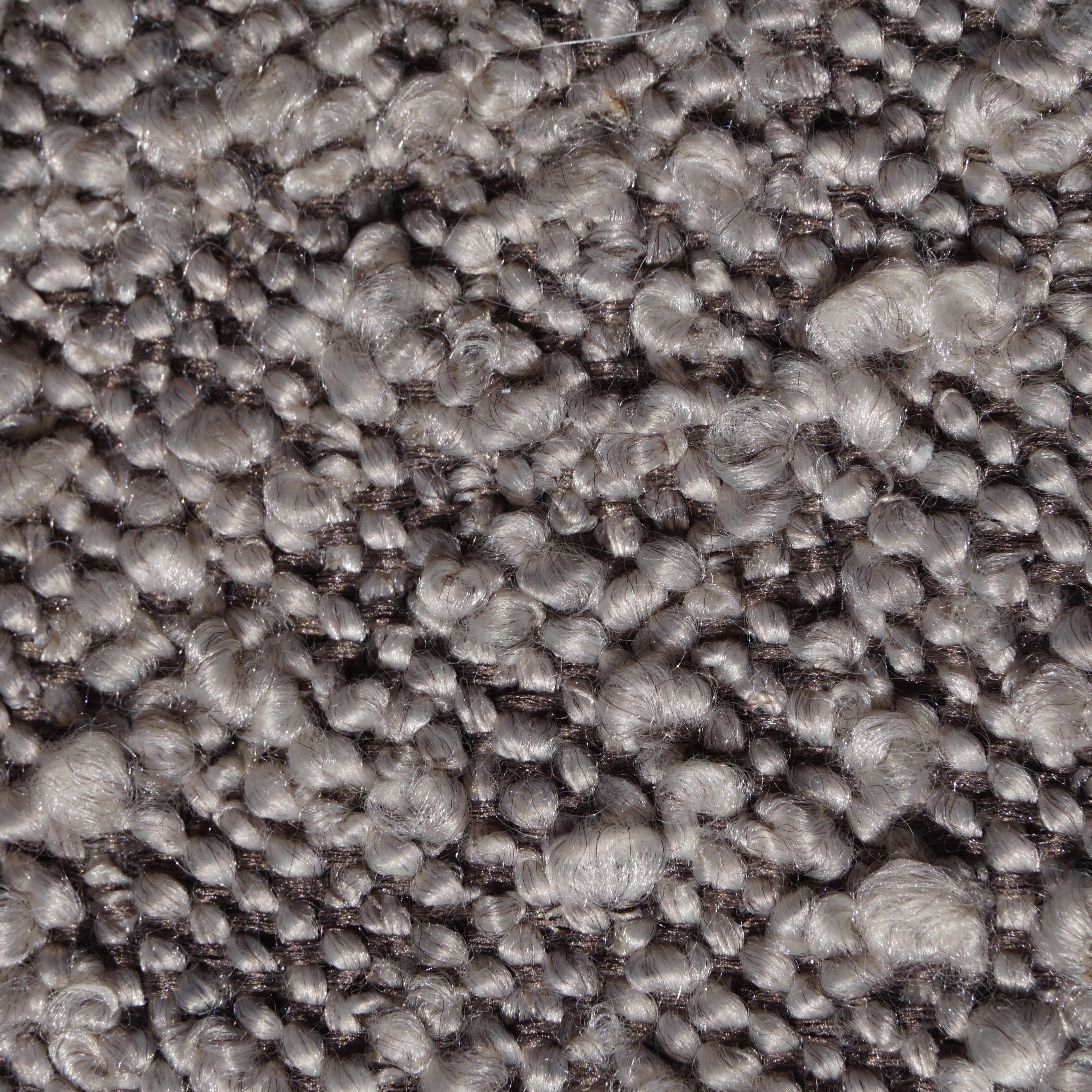 Boucle Smoke – textured gray with warm undertones and tactile boucle weave for versatile, timeless upholstery
