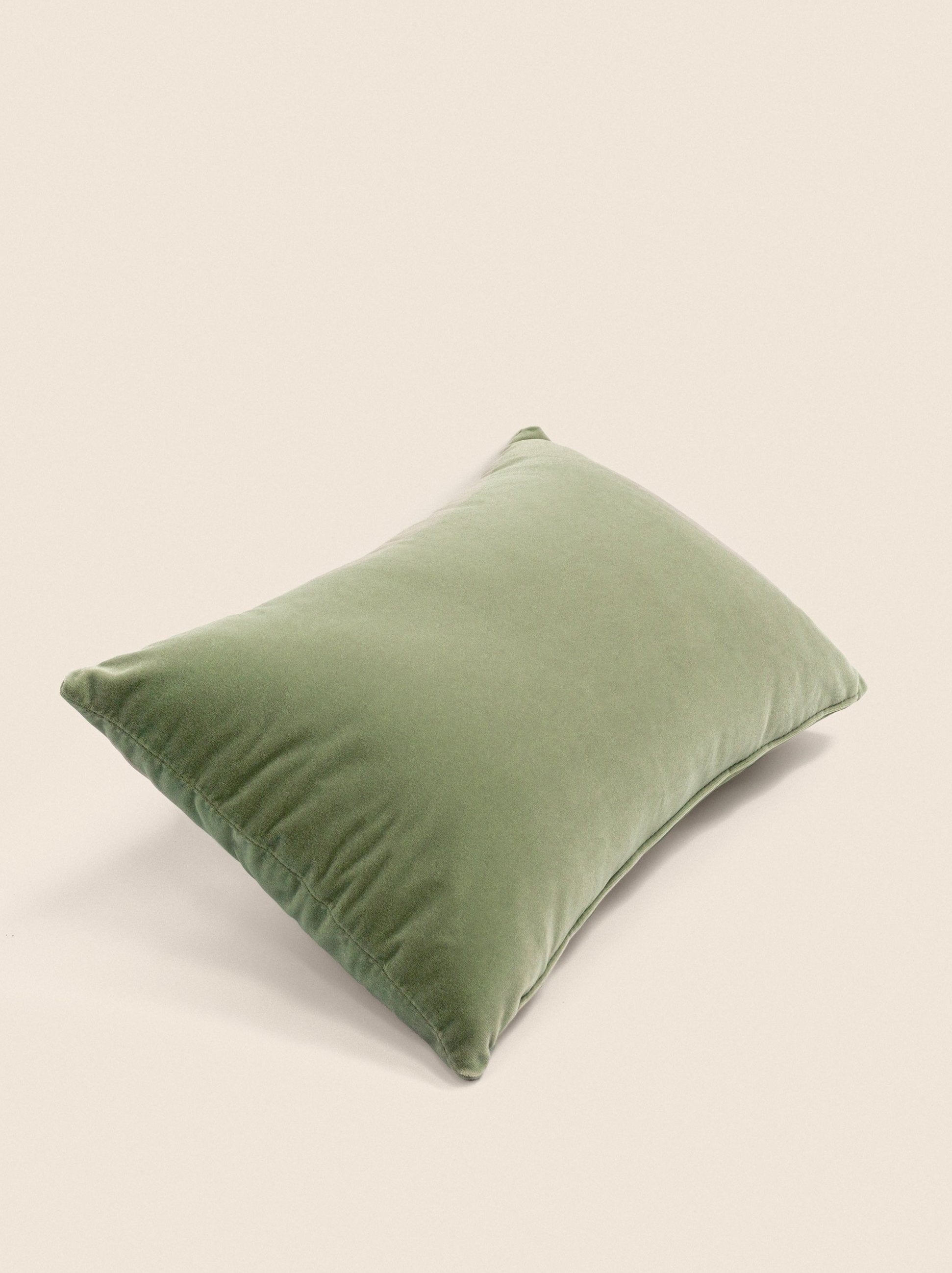 Home on Center lumbar pillow with hidden zipper, double-sided design.
