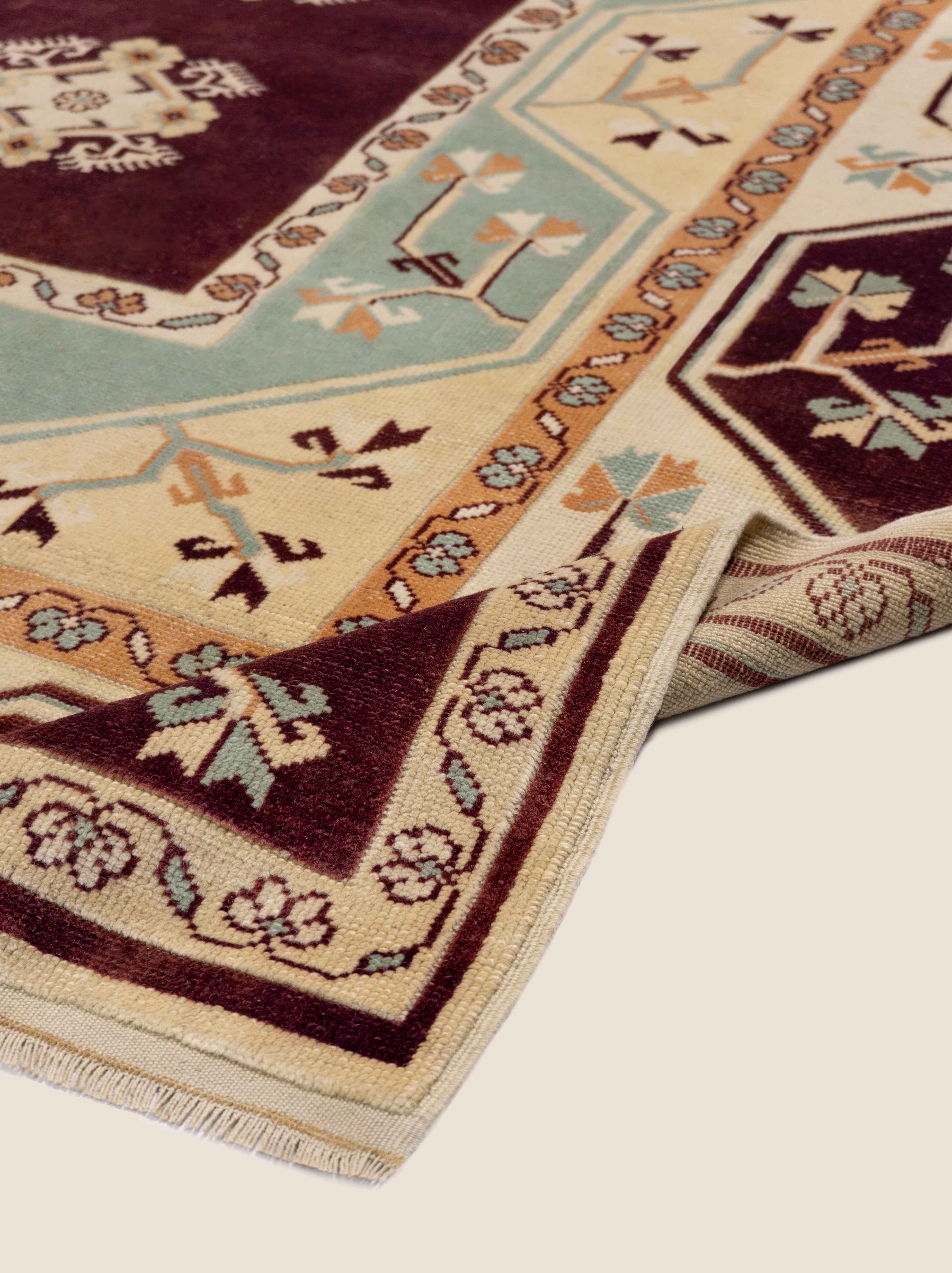 The Central Vintage Oushak Turkish Rug (5.5' x 9')