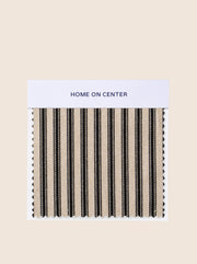 Serious Ticking (Linen) Fabric Swatch
