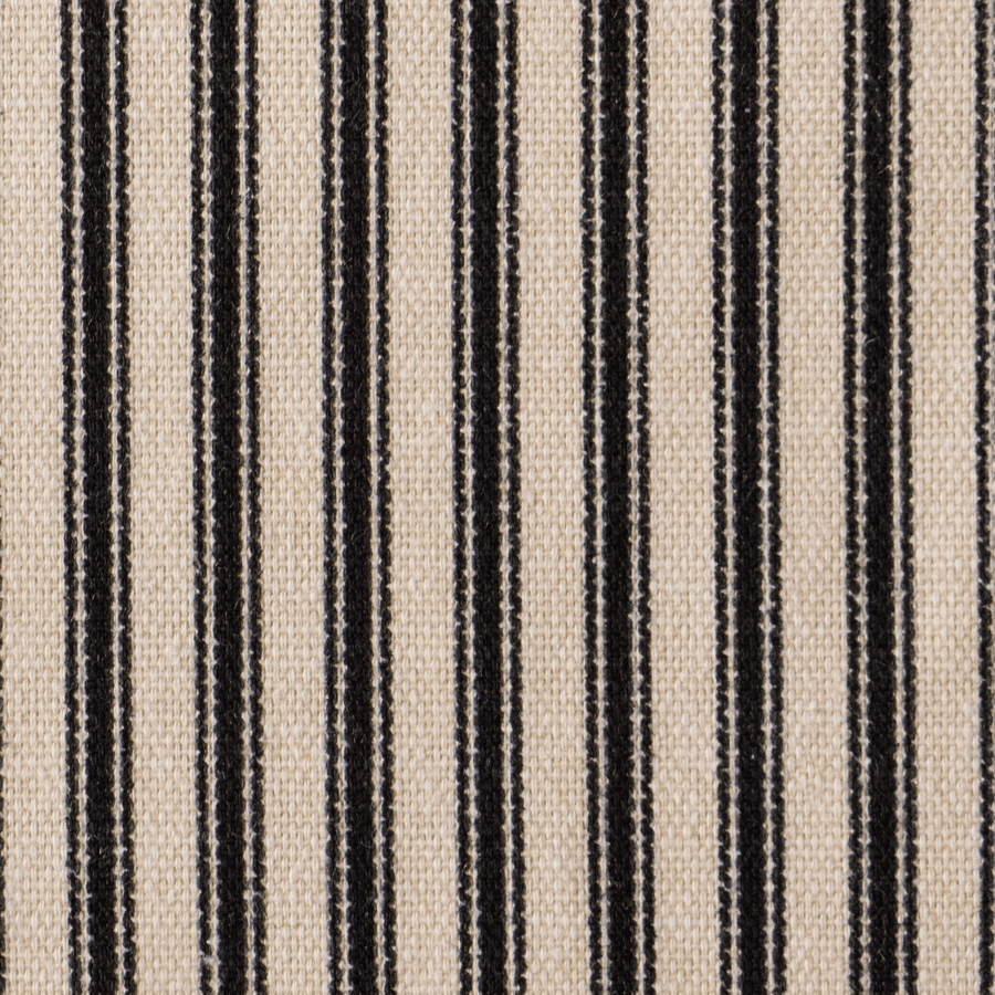 Serious Ticking (Linen) Fabric Swatch