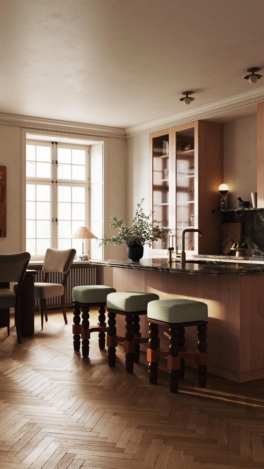 The Geary Swivel Stool