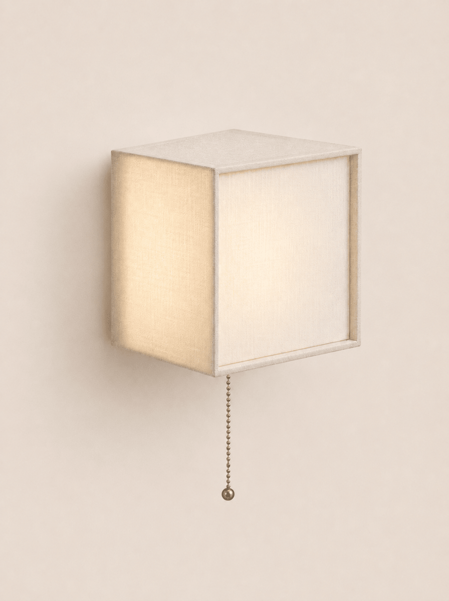 The Octavia Linen Sconce - Home On Center
