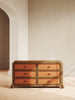 The Ellsworth Dresser with textured drawer fronts and ball feet – timeless modern design by Home on Center