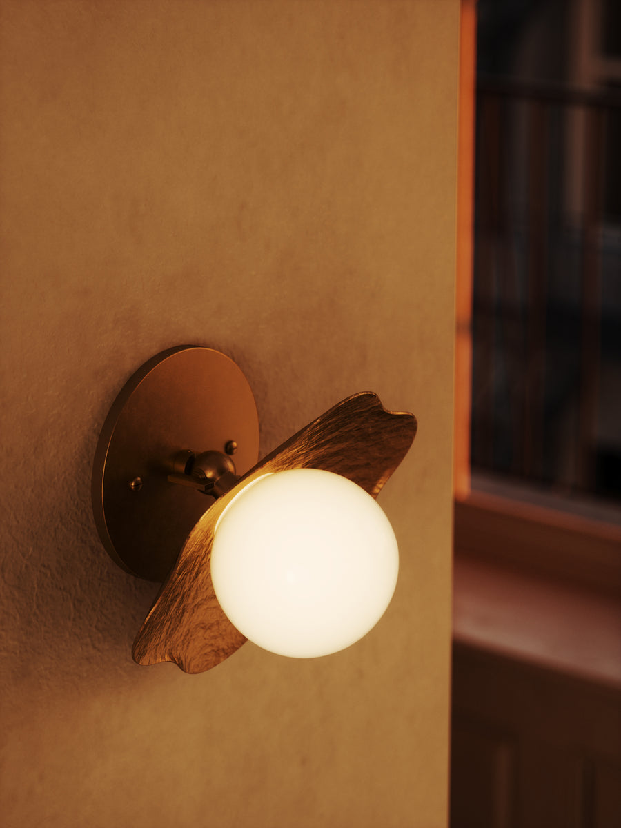 The Hayes Flush Mount Sconce