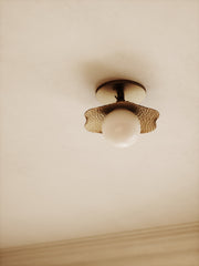 The Hayes Flush Mount Sconce