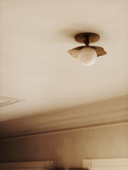 The Hayes Flush Mount Sconce