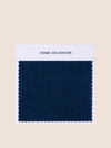 Oxford Blue (Faux Mohair) Swatch - Home On Center