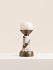 The Folsom Portable Brass & Marble Lamp - Home On Center