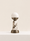 The Folsom Portable Brass & Marble Lamp - Home On Center