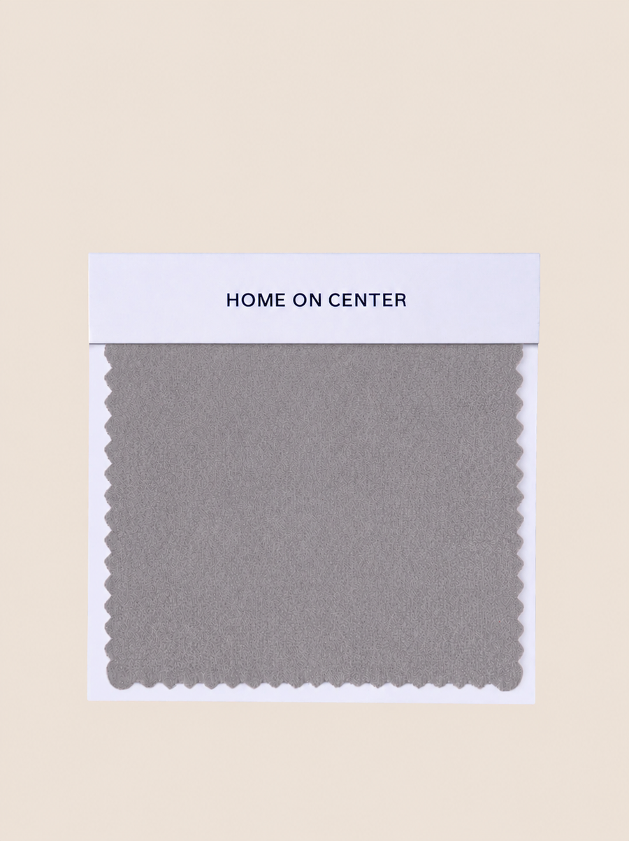 London Fog Grey No. 01 (Velvet Swatch)