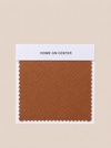 Terracotta Saddle (Leather) Swatch - Home On Center
