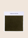 Olive (Velvet) Swatch - Home On Center