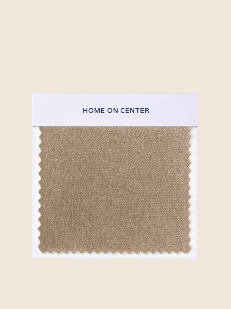Tan (Velvet) Fabric Swatch