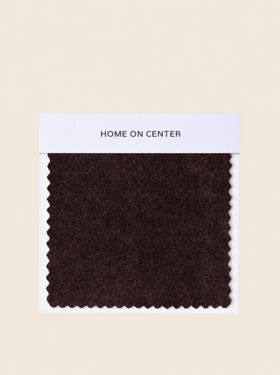 Aubergine (Mohair) Swatch - Home On Center