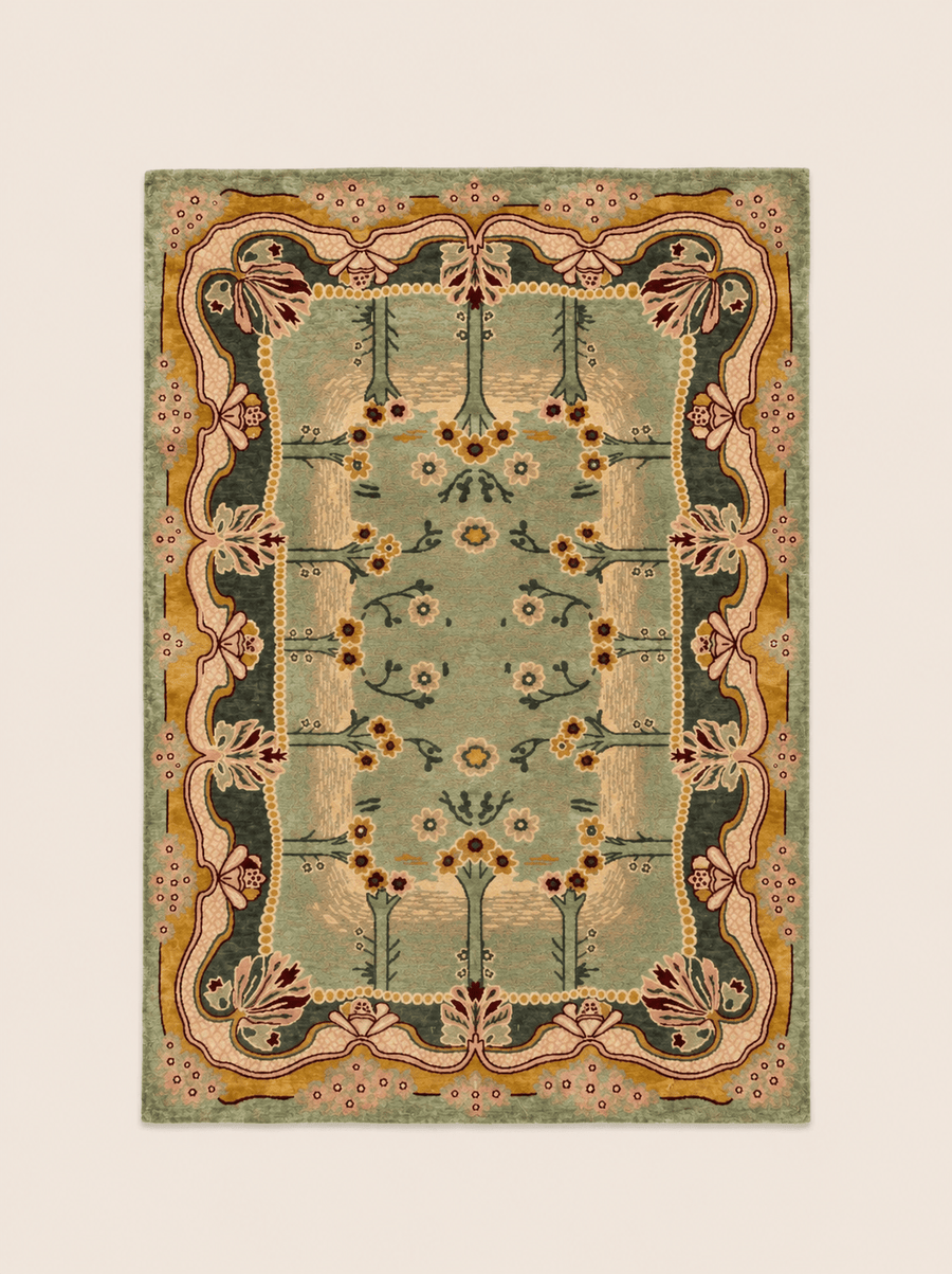 The Savonnerie Hand-Knotted Wool Rug - Home On Center